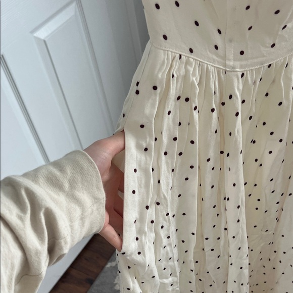 Free People Bella Donna Polka Dot Strapless Maxi Dress - Picture 7 of 10